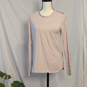 EUC - Lord & Taylor Pink Tie Back Blouse - XS